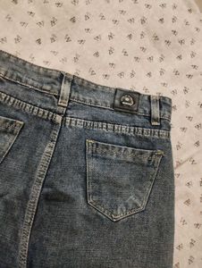 Blue Mom Fit Y2k Denims