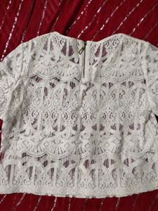 White Korean Top