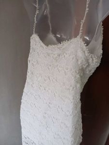 White Lace Mini Dress