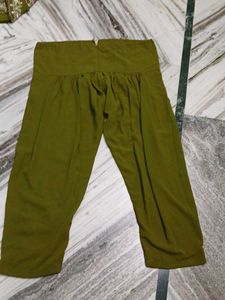 Elegant Olive Green Kurtaset with dupatta and pant