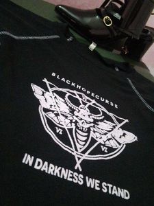 Black Hope Curse Crop Top Ribbed 🖤