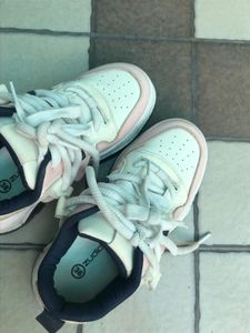 Pink &amp; White Fashion Sneakers