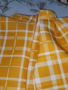 Yellow Checked Top