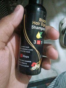 Black Hair Dye Shampoo 3in1