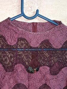 Ladies Lace Top Casual Layered Multicolour