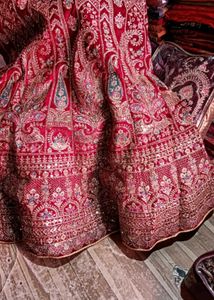 Red Bridal Lehenga