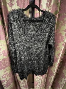 A Party wear Grey Winter Tunic