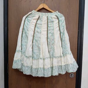 Boho Chic Ruffled Skirt