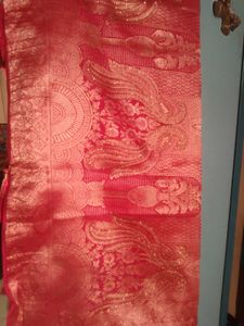 Pink Banarasi Saree With Rich Pallu