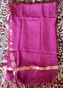 Stitched Magenta Chudidaar Suit Set With Dupatta