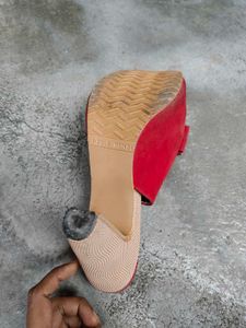 Red Bow Slingback Heels