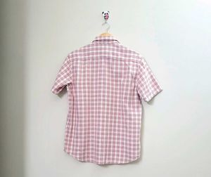 Indian Terrain Men Checkered Half Sleeve Shirt