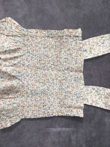 Floral Smocked Tank Top