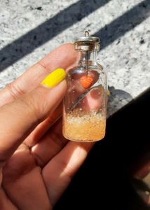 Wishing Bottle Keychain