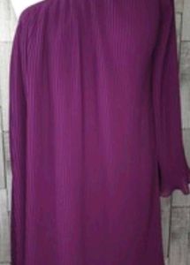 Purple One-Shoulder Dress