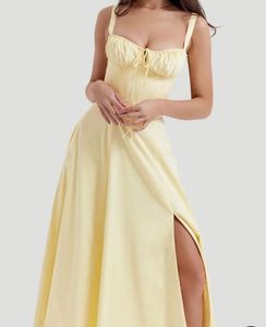 Yellow Sundress with Slit