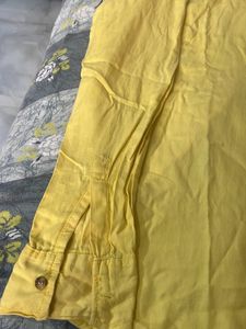 Yellow Men Shirt
