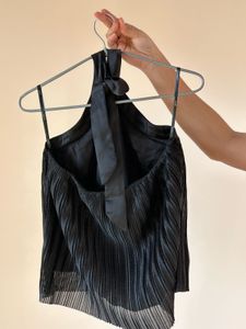 Chic Black Halter Top