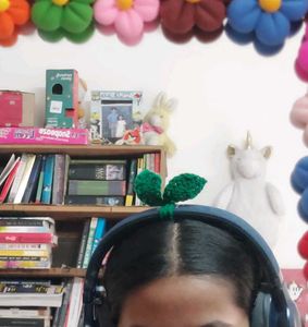 Headphone Crochet Leaf