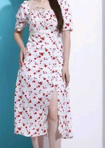 Floral Print Midi Dress