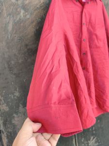 Formal Shirt Maroon For Men (used)