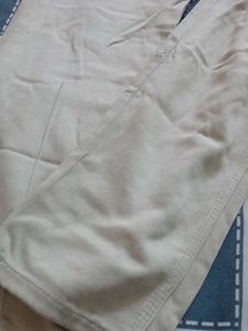 Beige Casual Trousers