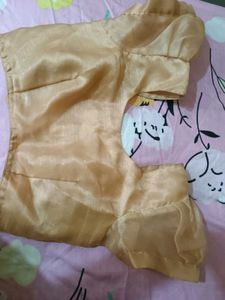 Organza Puff Sleeve Boluse