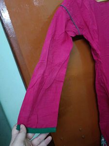 Round Kurta With Leggings Set