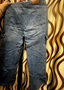 Cargo Denim Pants