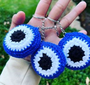 Handmade Evil Eye Keychain