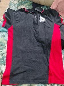 Red & Black Polo T-Shirt