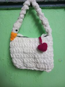 Crochet Goose Handbag 🤍