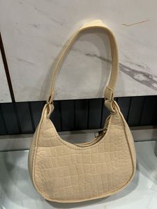 Trendy Faux Croc Shoulder Bag