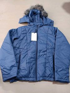 Freehand Women's Blue Padded Jacket, XL SIZE