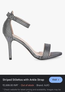 Stylish Striped Stilettos
