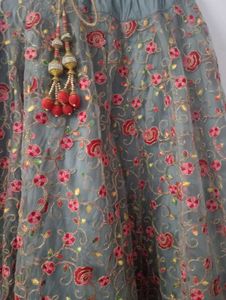 Floral Embroidered Lehenga