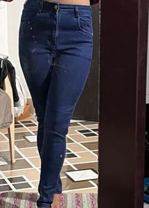 Dark Blue Denim Jeans by Dolce Crudo