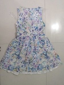 Floral Print Fit &amp; Flare Dress