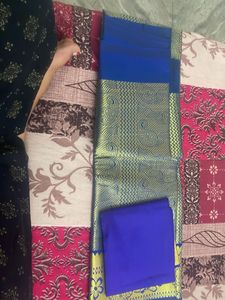 Pattu Skirt And Blouse
