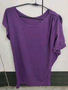 Combo Of Two ...Purple Top And Black Dress