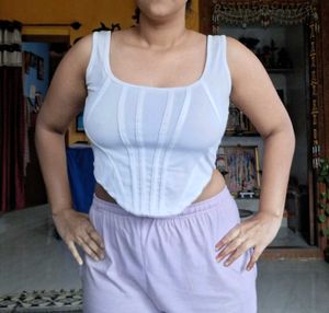 White Corset Top