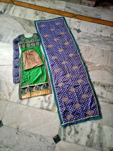 New Boutique Heavy Work Embroidered Kurta Pant Set