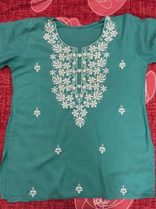 Short chikan Kurta