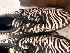 Zebra Print Sneakers