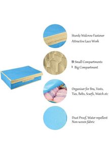 Fabric Multicompartment Foldable Storage Bag