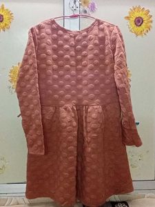 Cute Brown Dot Dress