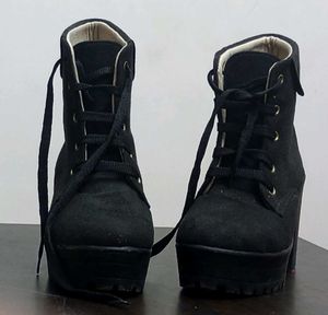 Black Platform Boots