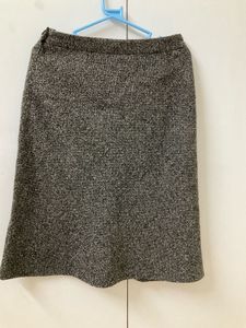 Tweed A-Line Skirt