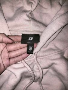 H&amp;M Loose Fit Beige Hoodie