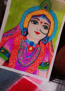 Iskcon Radha Rani Painting